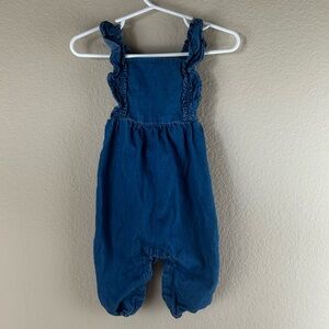 3/$10 Old Navy Denim Romper Sz 3-6 months